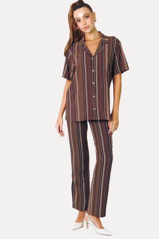 HOWDY PANTS IN CRIMSON