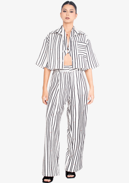 WHITE STRIPES SHIRT