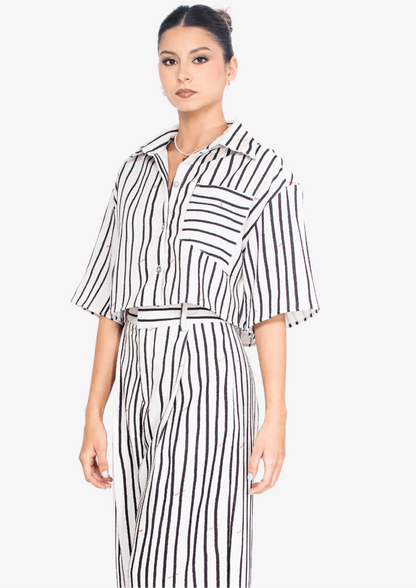 WHITE STRIPES SHIRT
