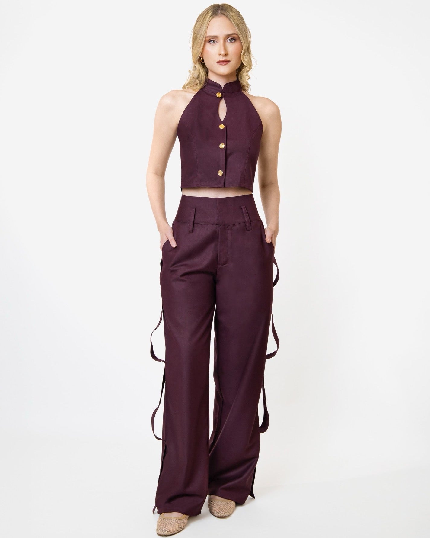 AXIS PANTS BURGUNDY