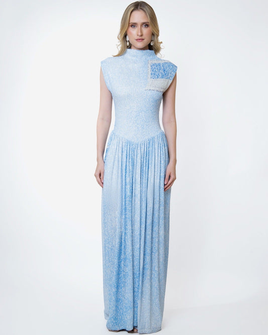 VESTIDO SEQUINS GOWN