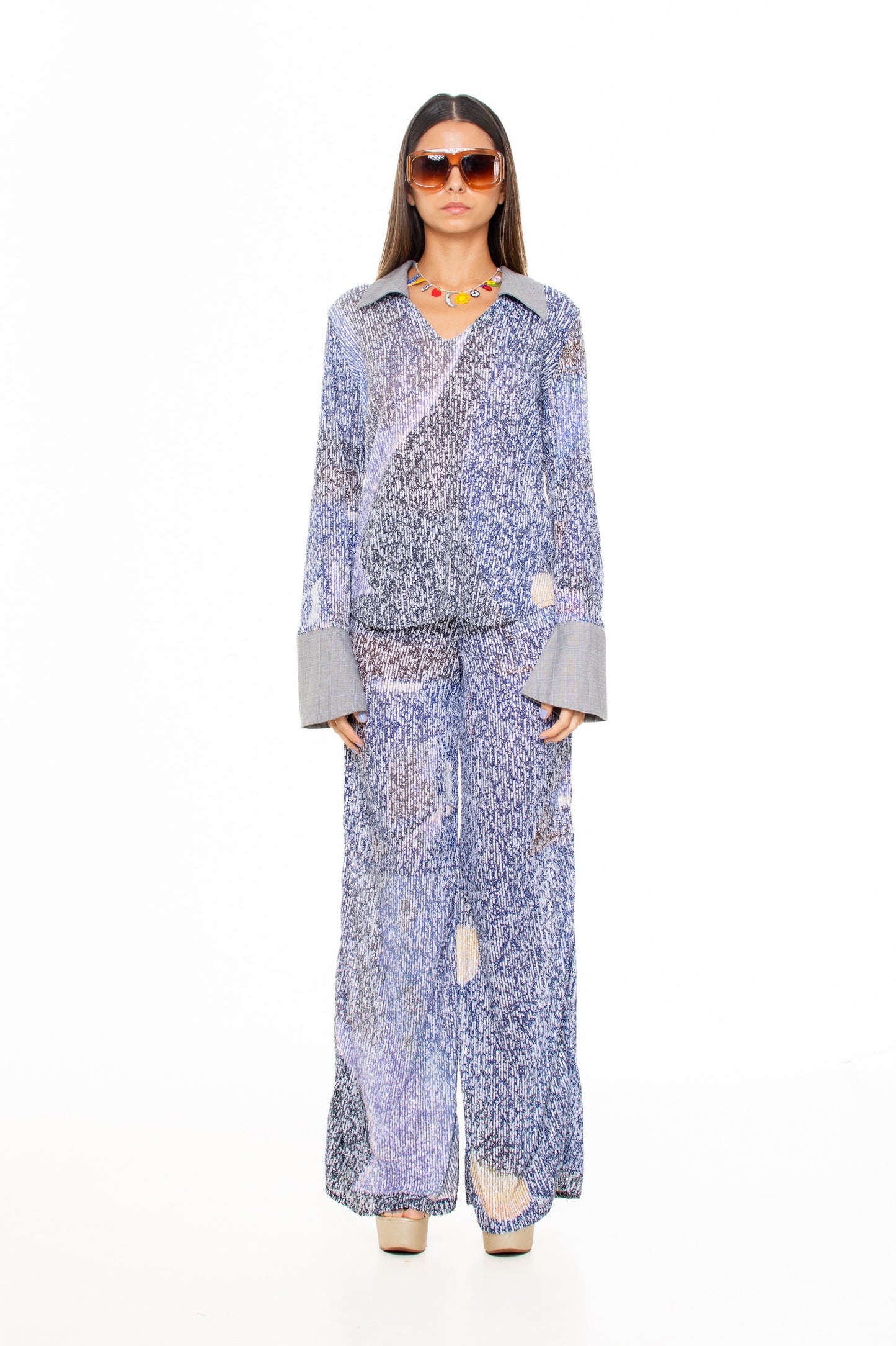 DIVING SEQUINS SHIRT