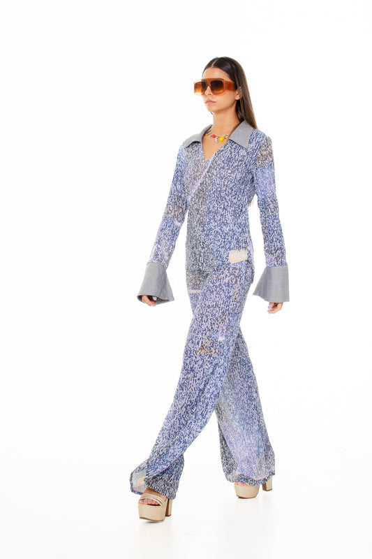 DIVING SEQUINS SHIRT