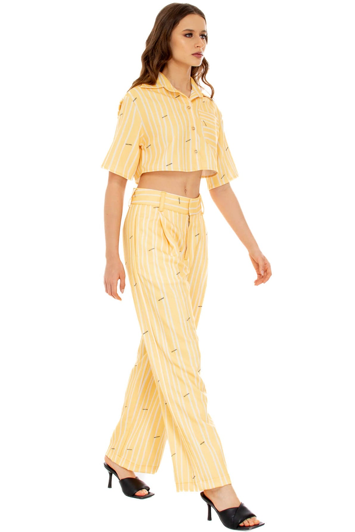 YELLOW STRIPES SHIRT